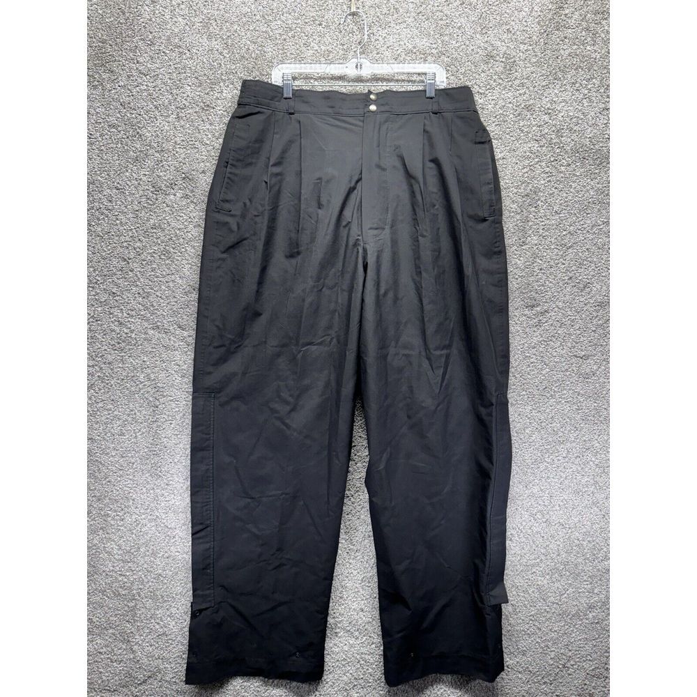 Zero Restriction Gore-Tex Men's XXL 2XL‎ Big Black Golf Rain Pants ZR Vtg USA